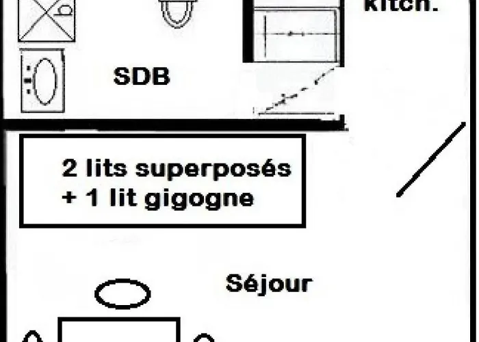 Lägenhet Le France - 2 Pers - Le France - 503fr - Plagne Centre Mae-5994 La Plagne