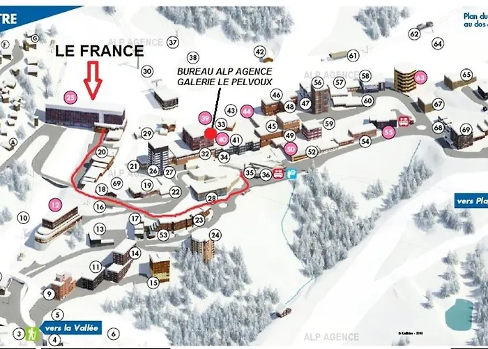 Lägenhet Le France - 2 Pers - Le France - 503fr - Plagne Centre Mae-5994 La Plagne